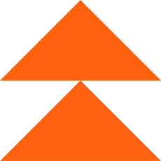 Two Triangles Stacked – Tangerine Two Triangles Stacked - Tangerine